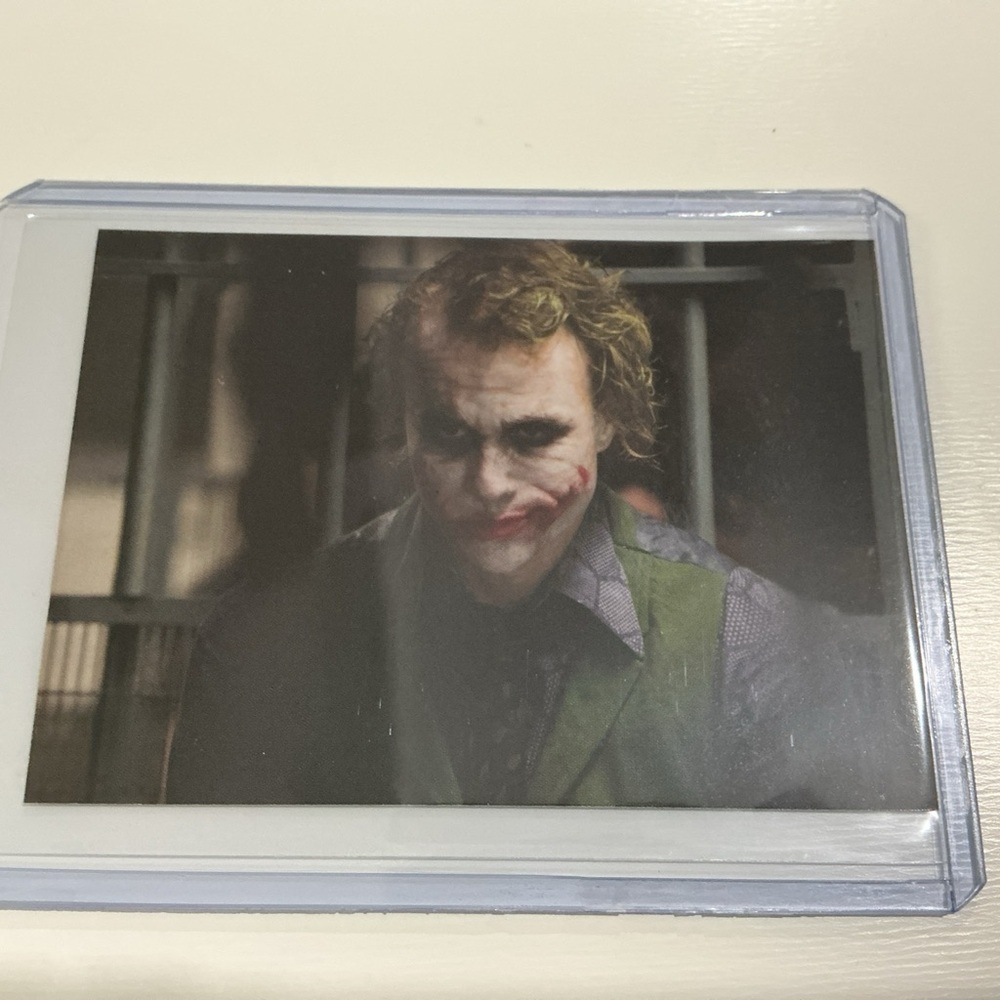 2008 PGM THE DARK KNIGHT STICKERS #48 Heath Ledger Rookie Card RC